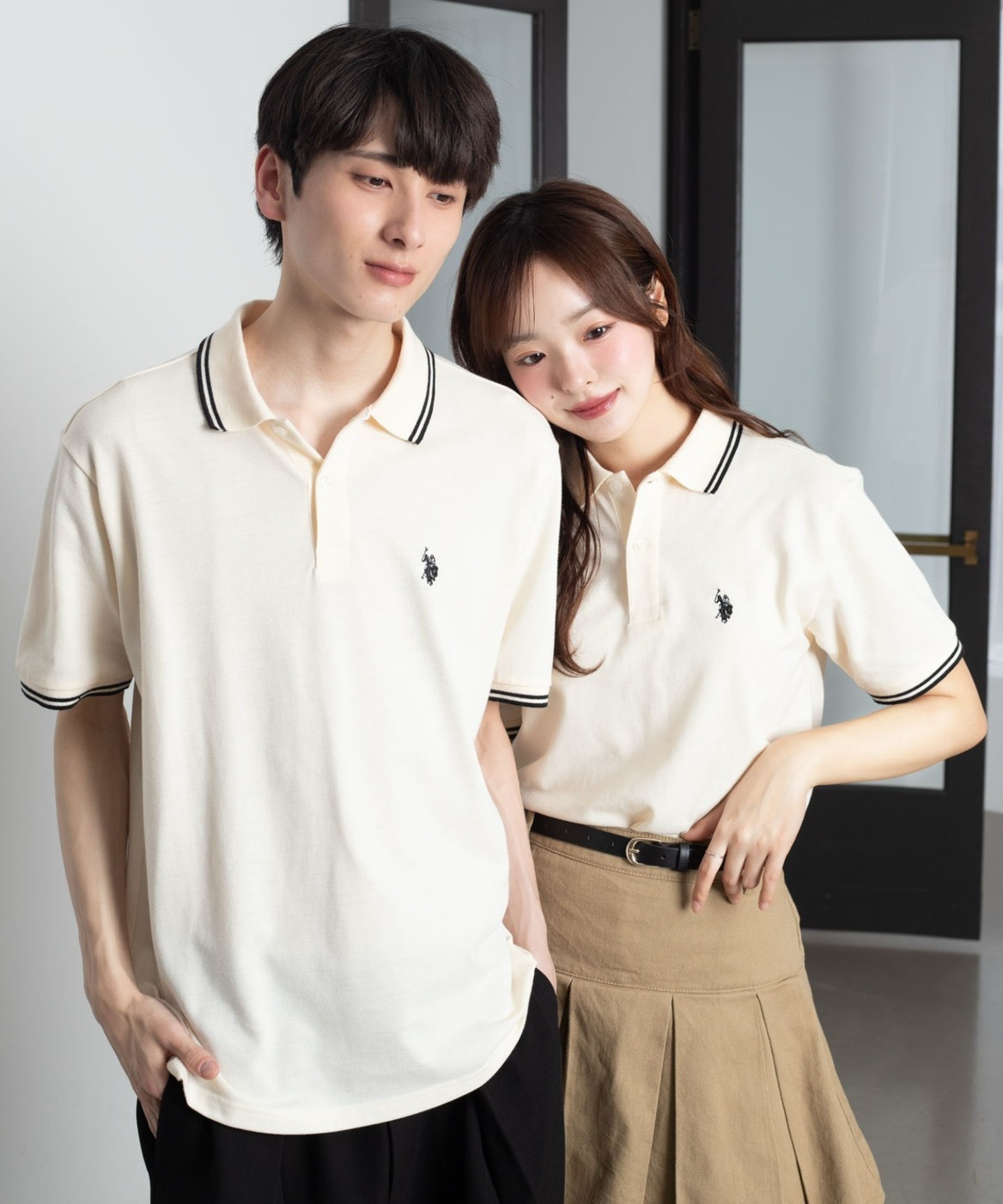 U.S. POLO ASSN. 日本限定 小Logo 刺繡 POLO衫 寬鬆 短袖