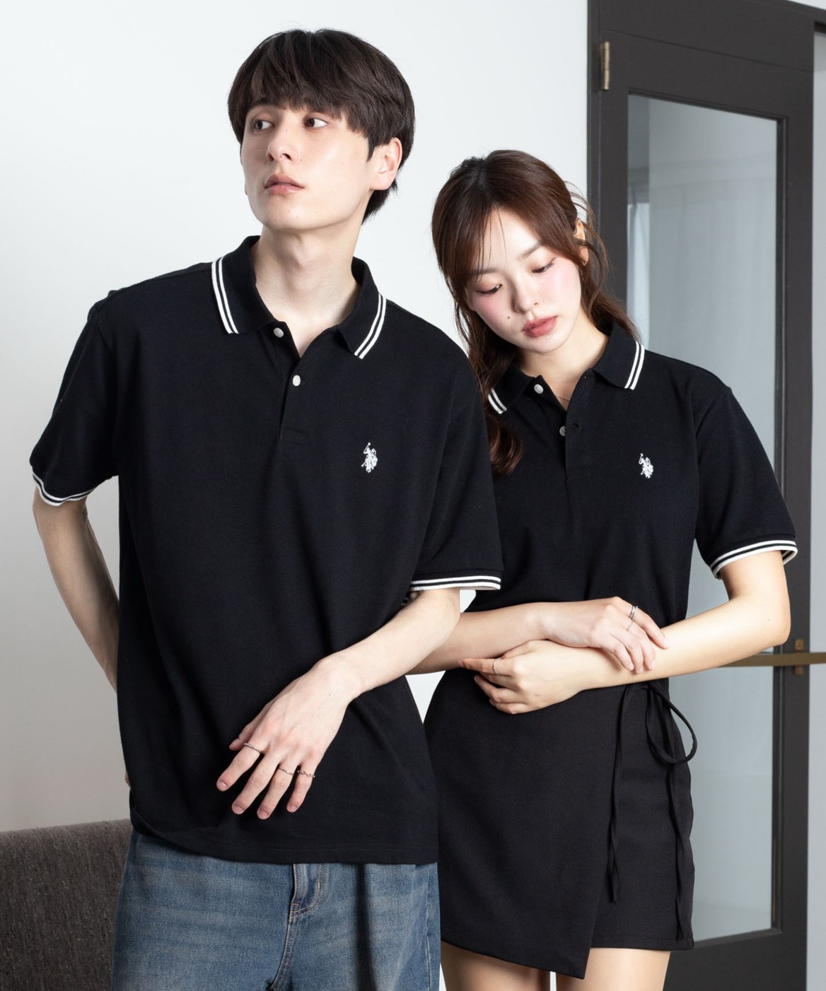 U.S. POLO ASSN. 日本限定 小Logo 刺繡 POLO衫 寬鬆 短袖