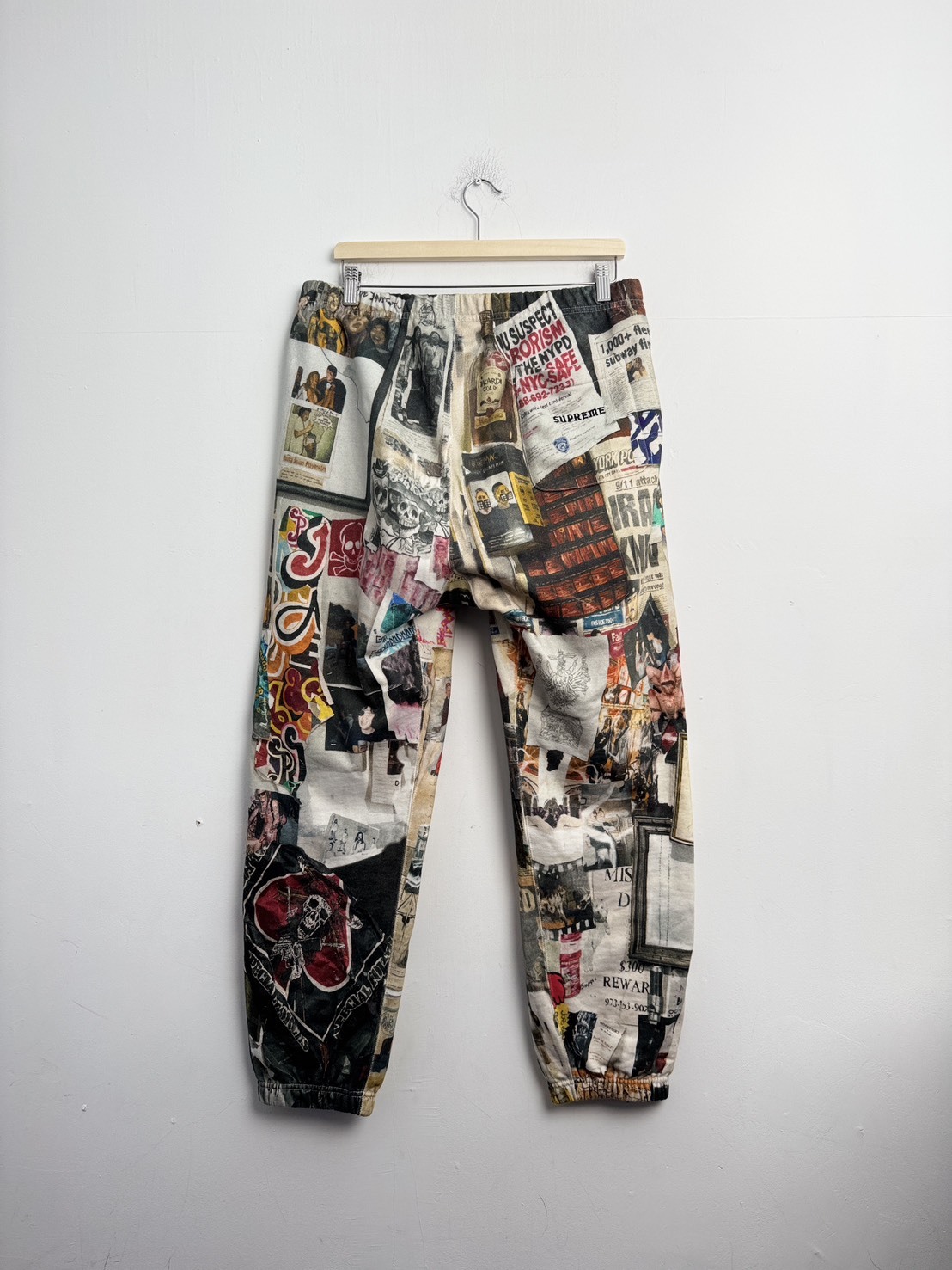 SUPREME Dash's Wall Sweatpants 'Multi-Color' SIZE M