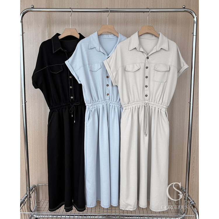 A133「慕斯太空連⾝洋裝」