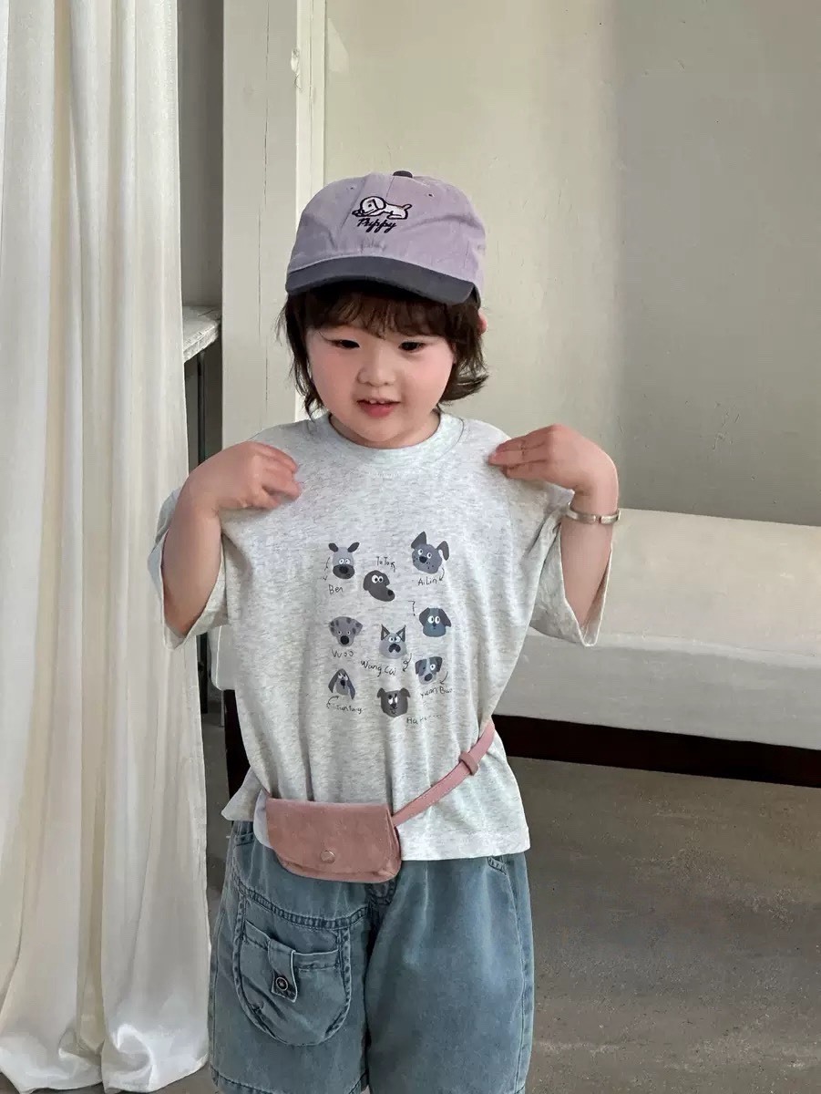 可愛塗鴉小動物上衣