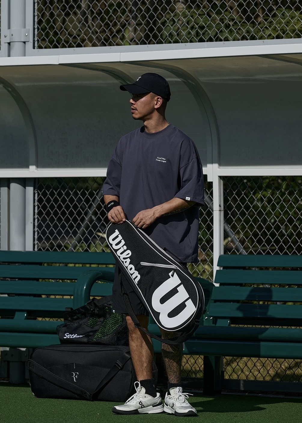 #預購 Broshood 26SS 日系寬鬆 網球系列 索羅娜涼感簡約印花短踢 四色