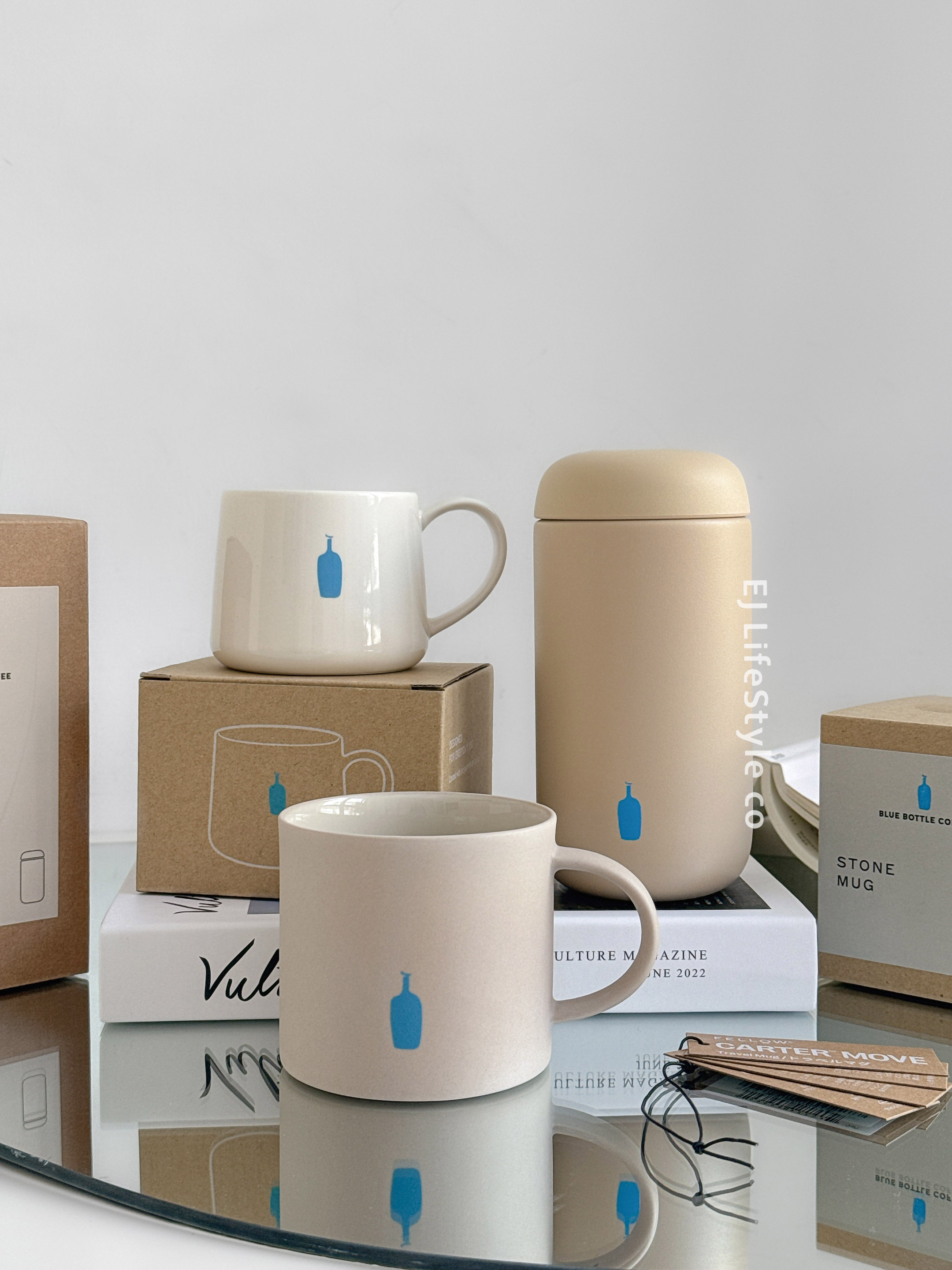 🇯🇵 BLUE BOTTLE 藍瓶咖啡 沙色保溫瓶 石杯 馬克杯 咖啡杯 / 現貨