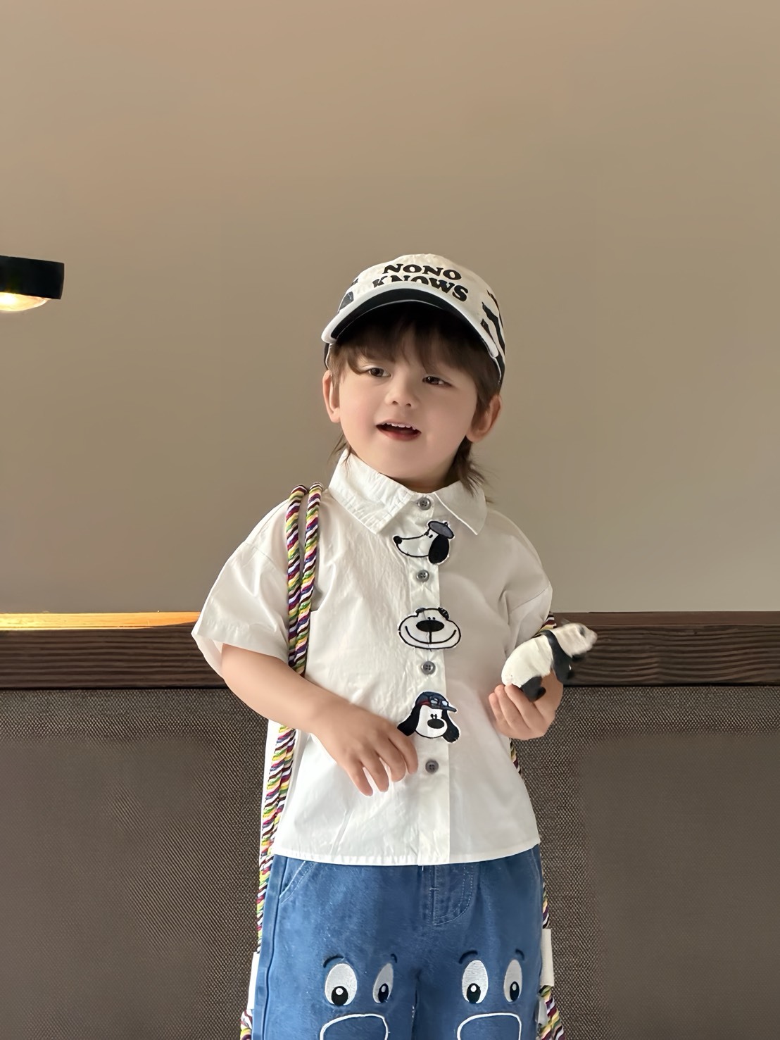 可愛動物襯衫上衣