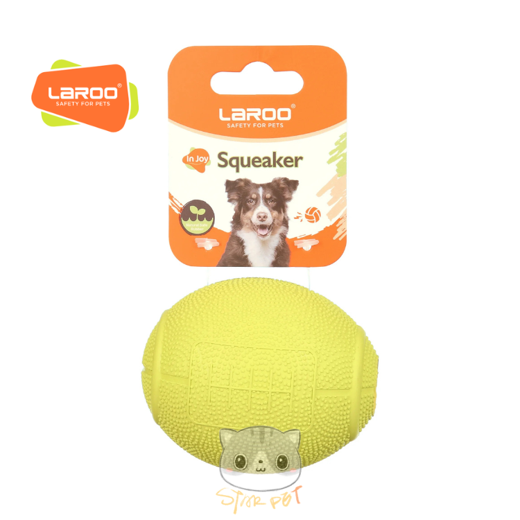 Laroo 狗狗玩具 發聲橄欖球