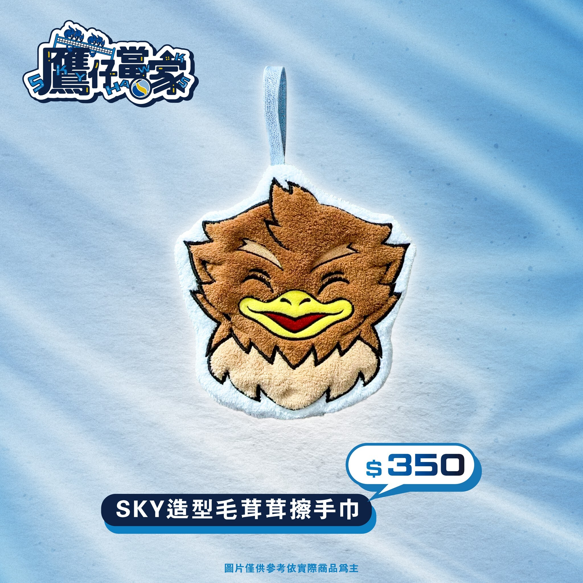 SKY造型毛茸茸擦手巾