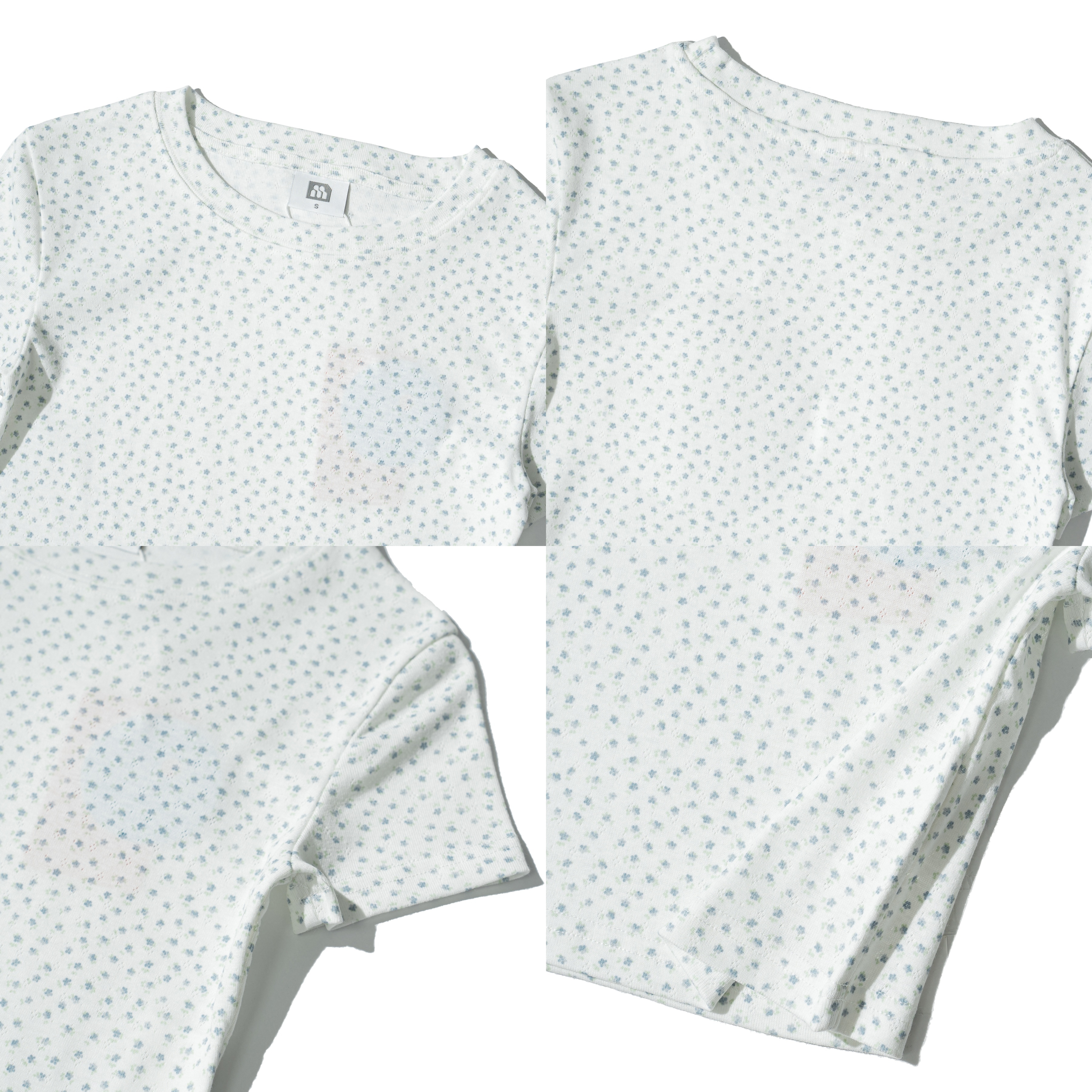 AGILITY MIAO Cropped Floral Tee 碎花 短版 短袖上衣 [M-TS1]