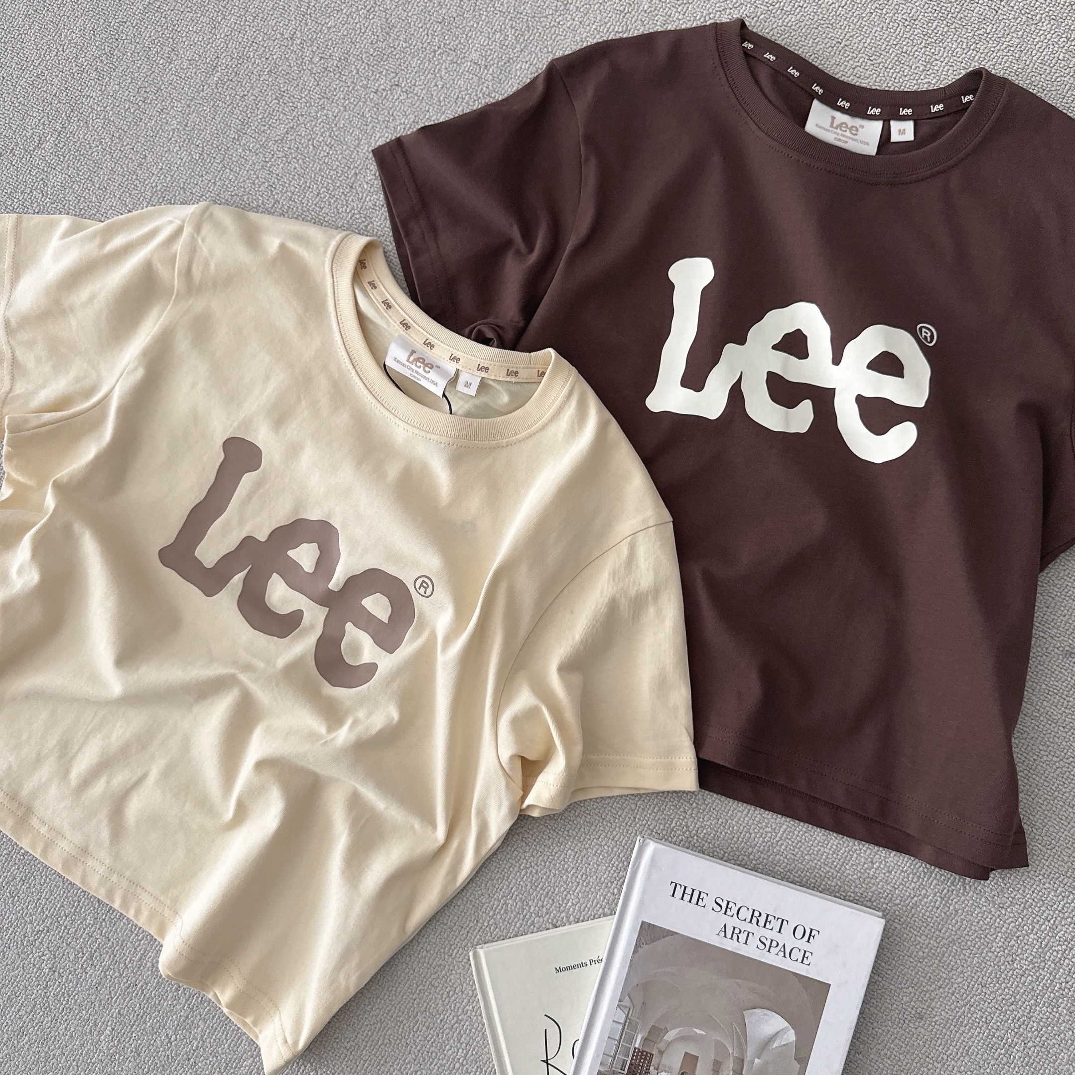 （現貨） 韓牌 LEE 經典logo 短版 短T LE2602ST60