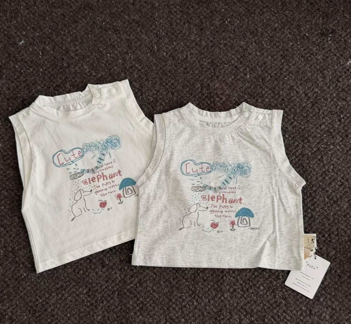 童趣塗鴉無袖背心