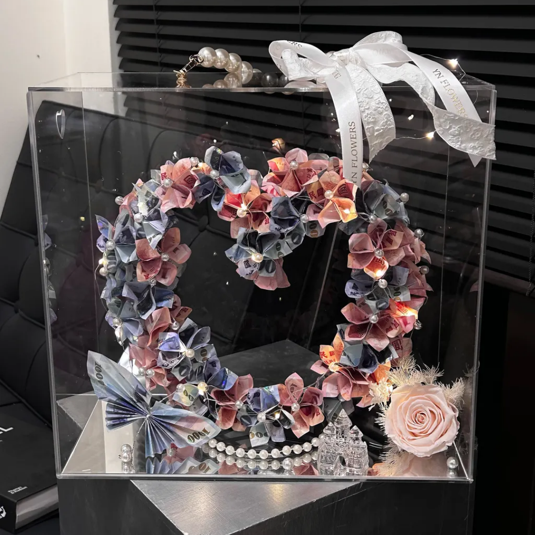 母親節禮物推薦鈔票愛心禮盒