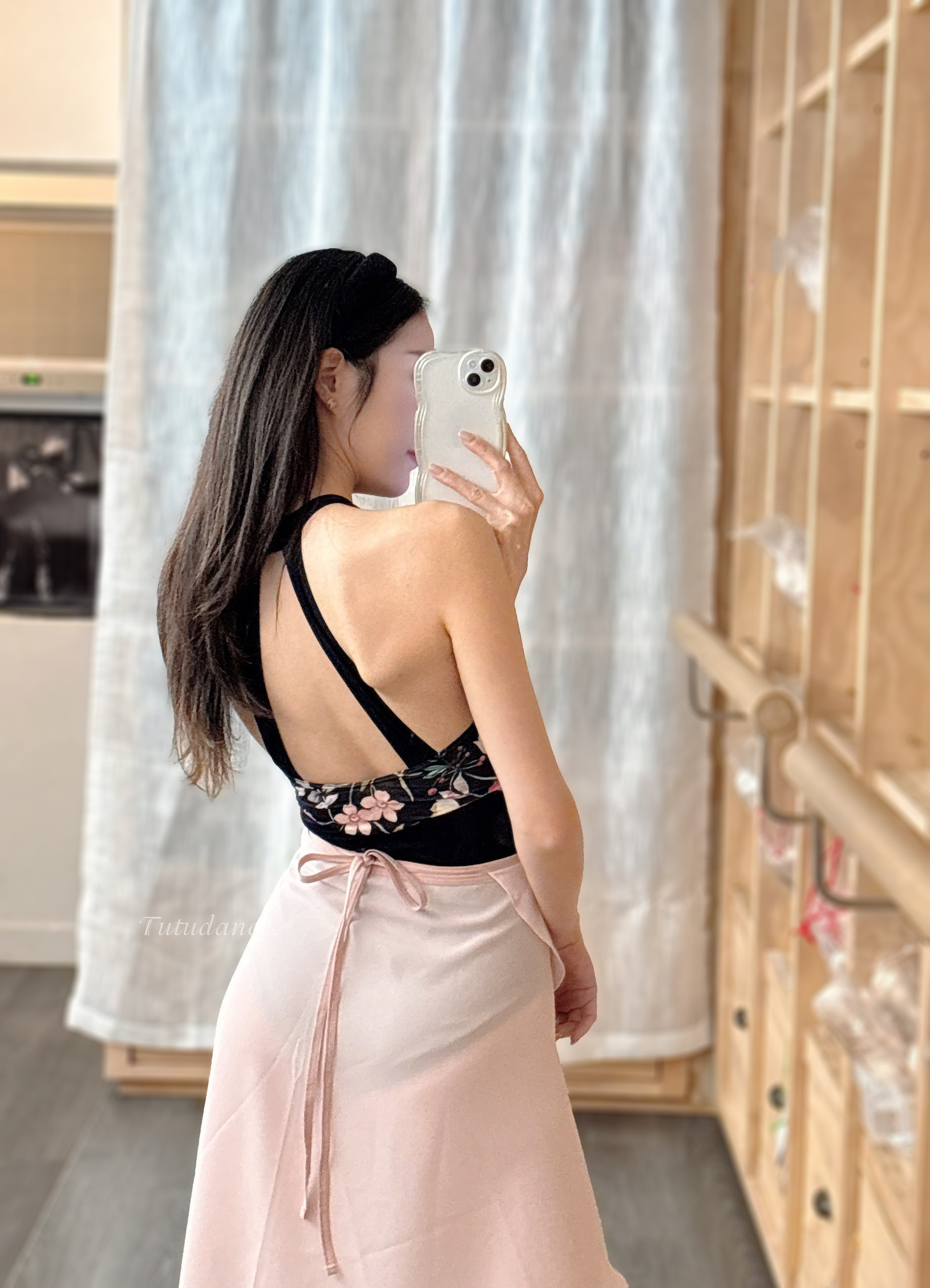 俄羅斯 Grishko【GR-DA4035 削肩挖背舞衣】可放胸墊