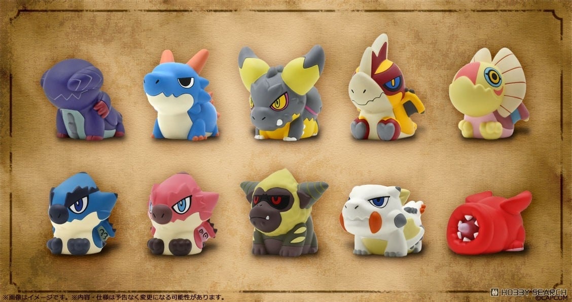 CAPCOM CFB 魔物獵人 指偶公仔vol.2 全10種 隨機出貨