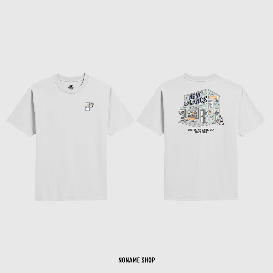 NEW BALANCE NB BOY系列 IU同款 Storefront 店面 塗鴉 短袖 三色 (男款)