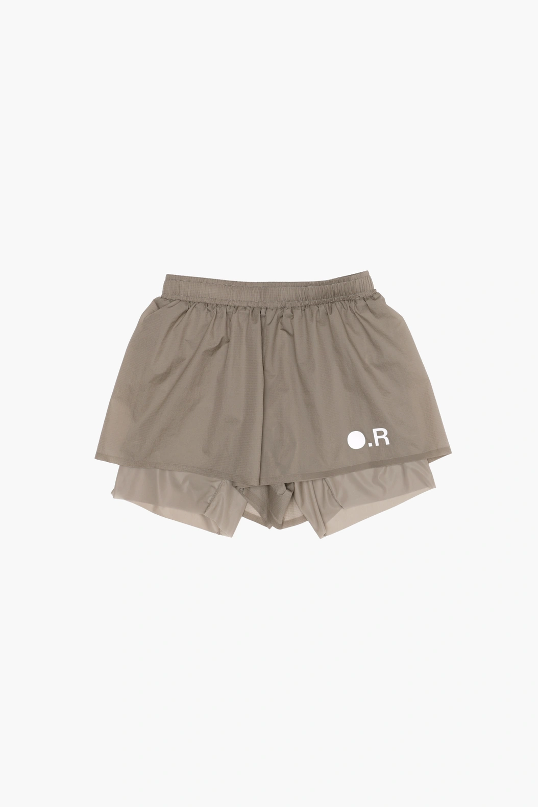 Optimistic Runners｜Layered Shorts "Camel"