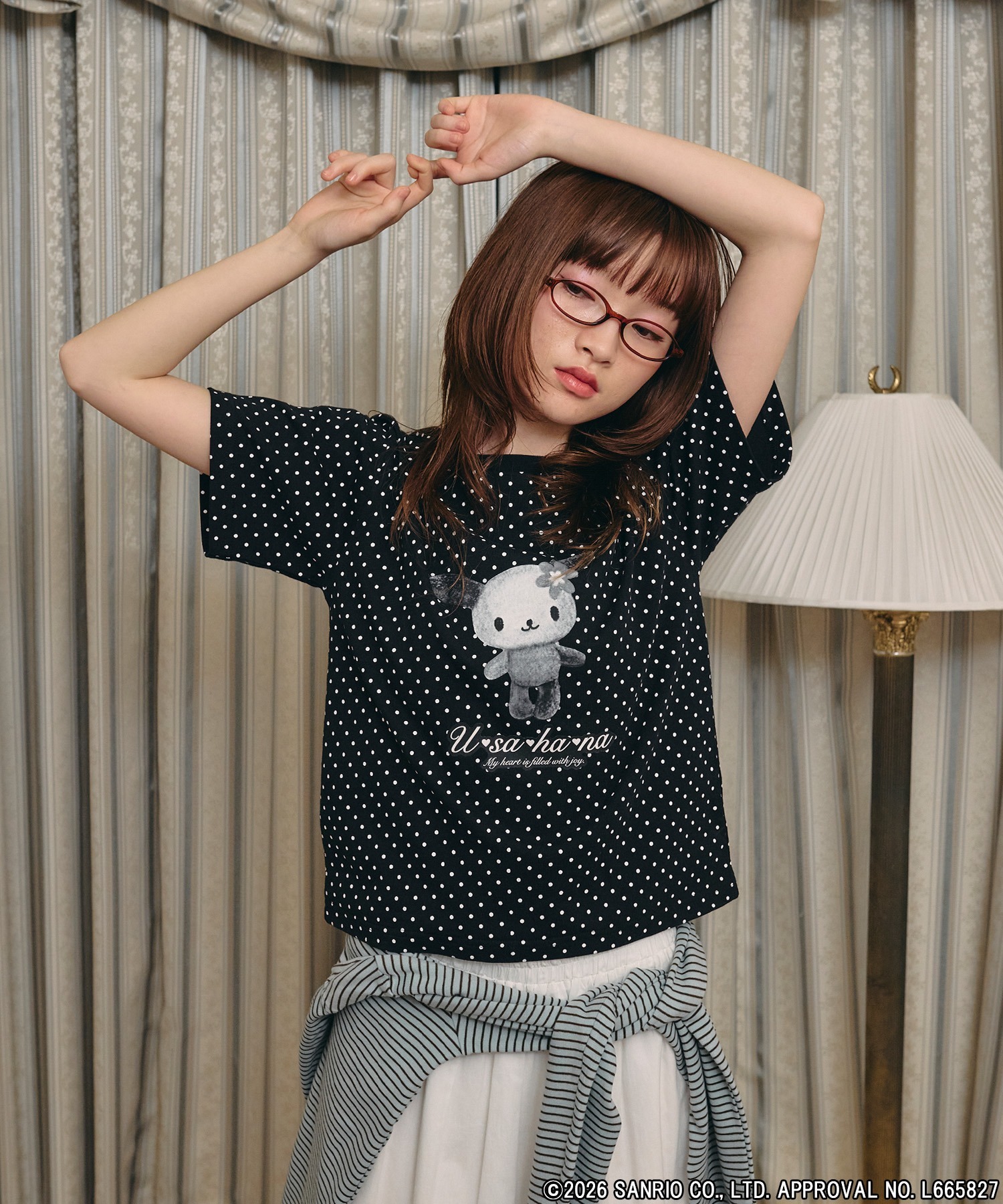 🇯🇵 SANRIO X Unblend 三麗鷗家族 花小兔 大耳狗 HELLO KITTY 波點 短T 短袖 / 預購