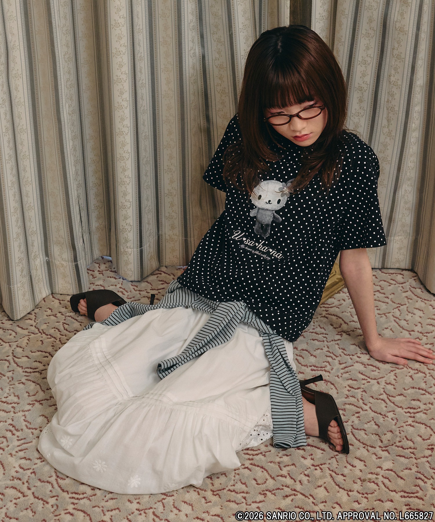 🇯🇵 SANRIO X Unblend 三麗鷗家族 花小兔 大耳狗 HELLO KITTY 波點 短T 短袖 / 預購