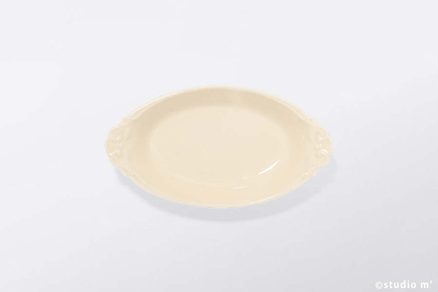 STUDIO M' - Acanthus 阿坎瑟斯葉紋烤皿 / 白