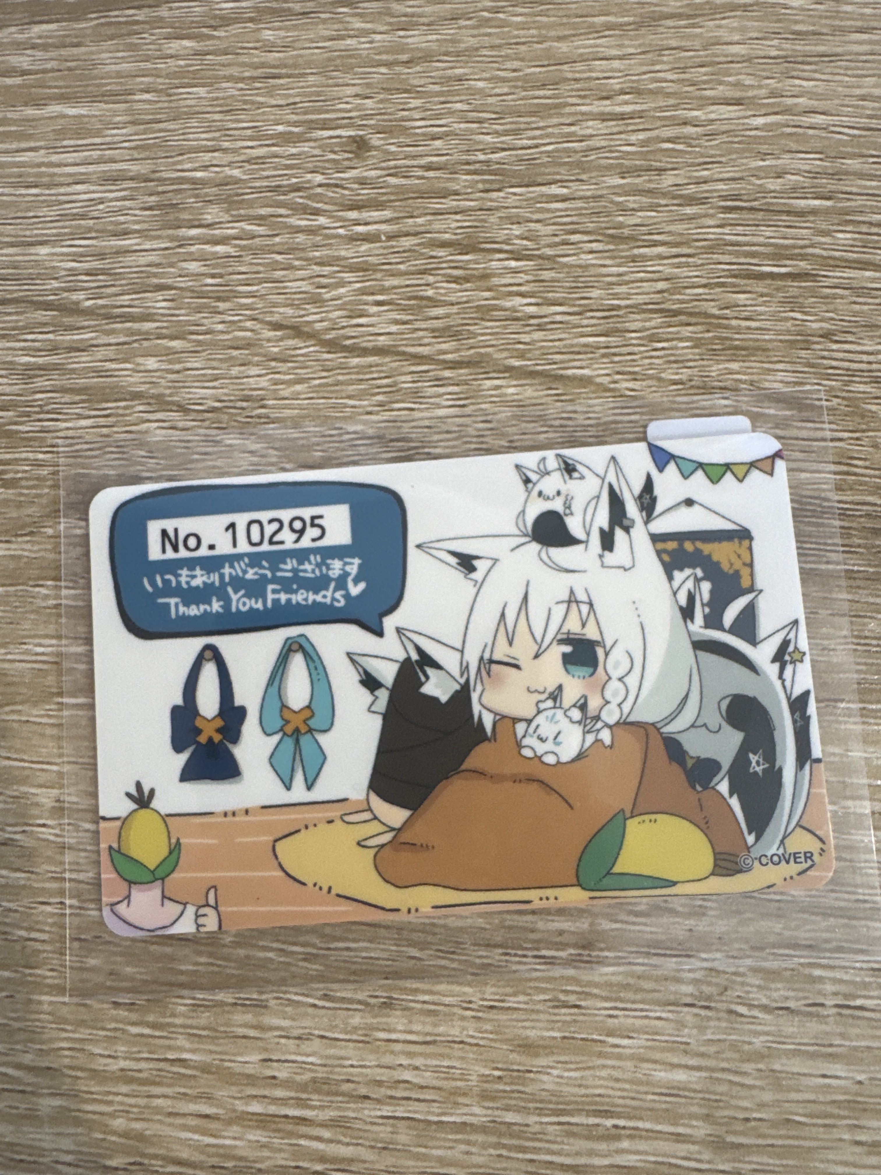 HOLOLIVE  FUBUKI 2021 生日紀念証 小卡#371