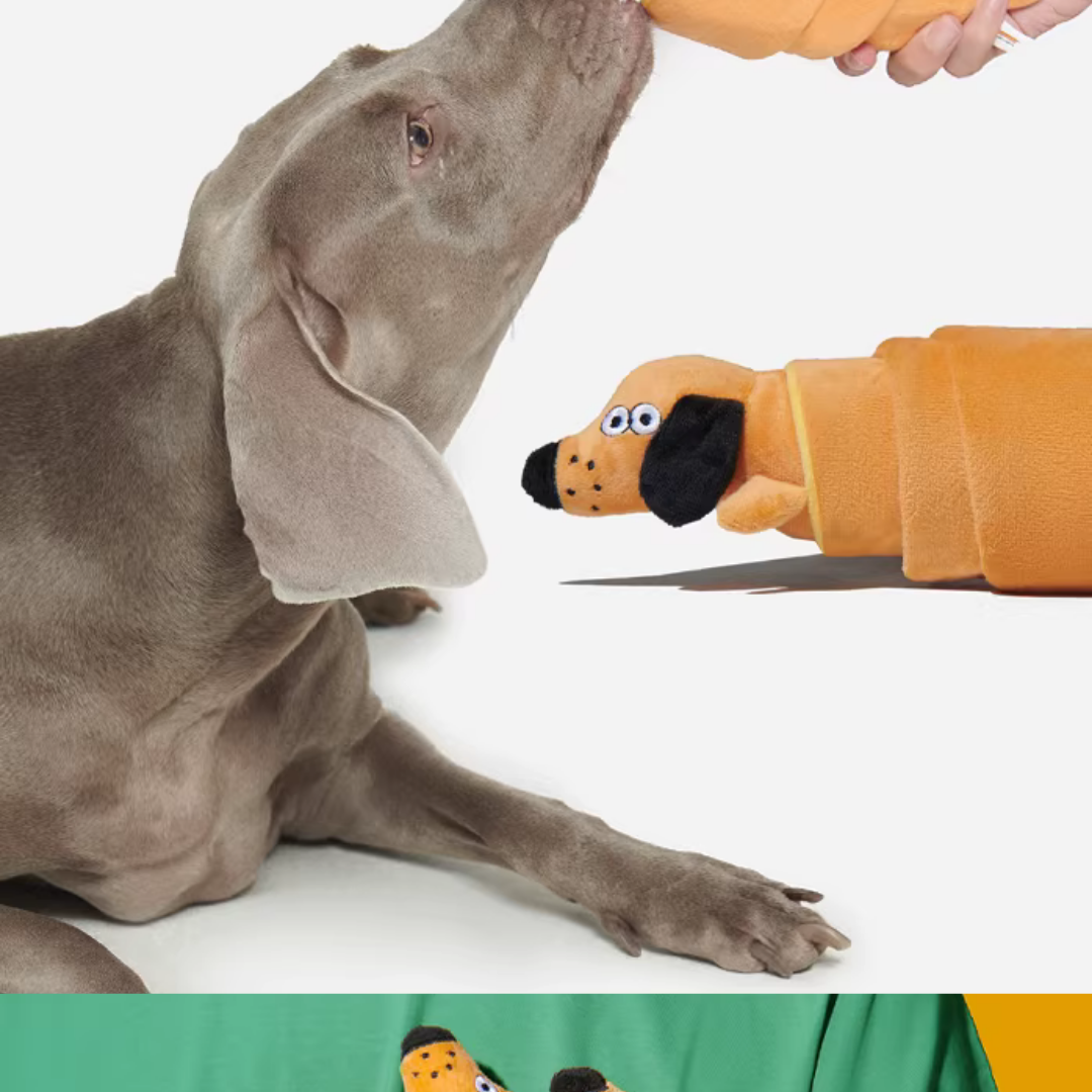 好寵精選-牛角可頌嗅聞藏食玩具-狗狗益智解悶推薦