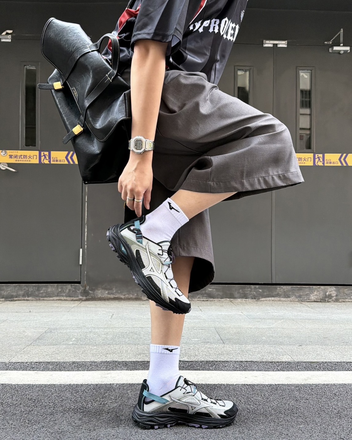 <全網最低>Mizuno Racer Trail SE 戶外越野 機能 溯溪鞋 透氣 涼鞋 機能鞋 白灰