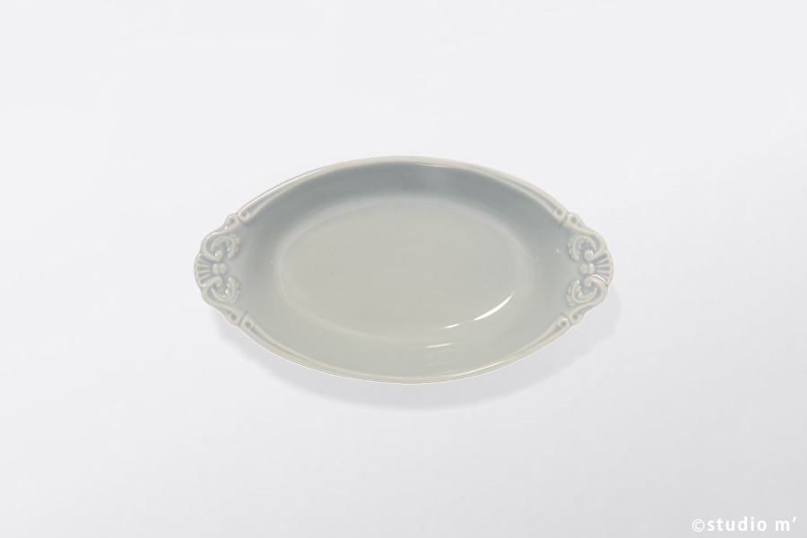 STUDIO M' - Acanthus 阿坎瑟斯葉紋烤皿 / 灰
