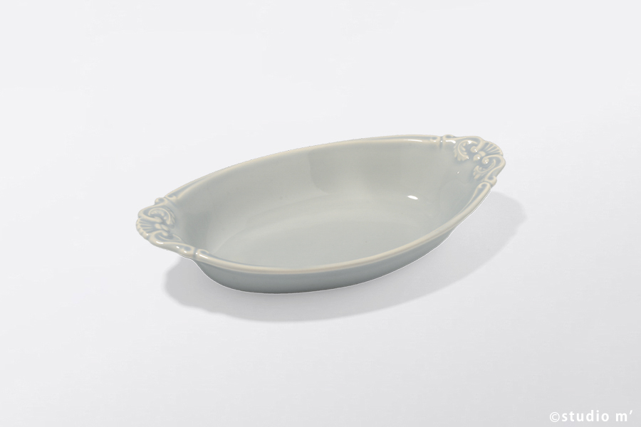 STUDIO M' - Acanthus 阿坎瑟斯葉紋烤皿 / 灰