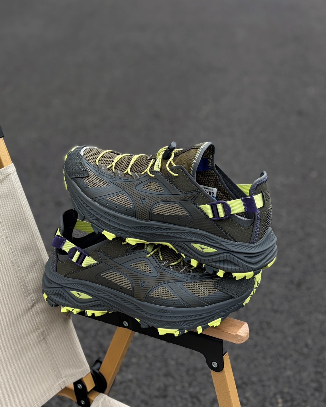 <全網最低>Mizuno Racer Trail SE 戶外越野 機能 溯溪鞋 透氣 涼鞋 機能鞋 橄欖色