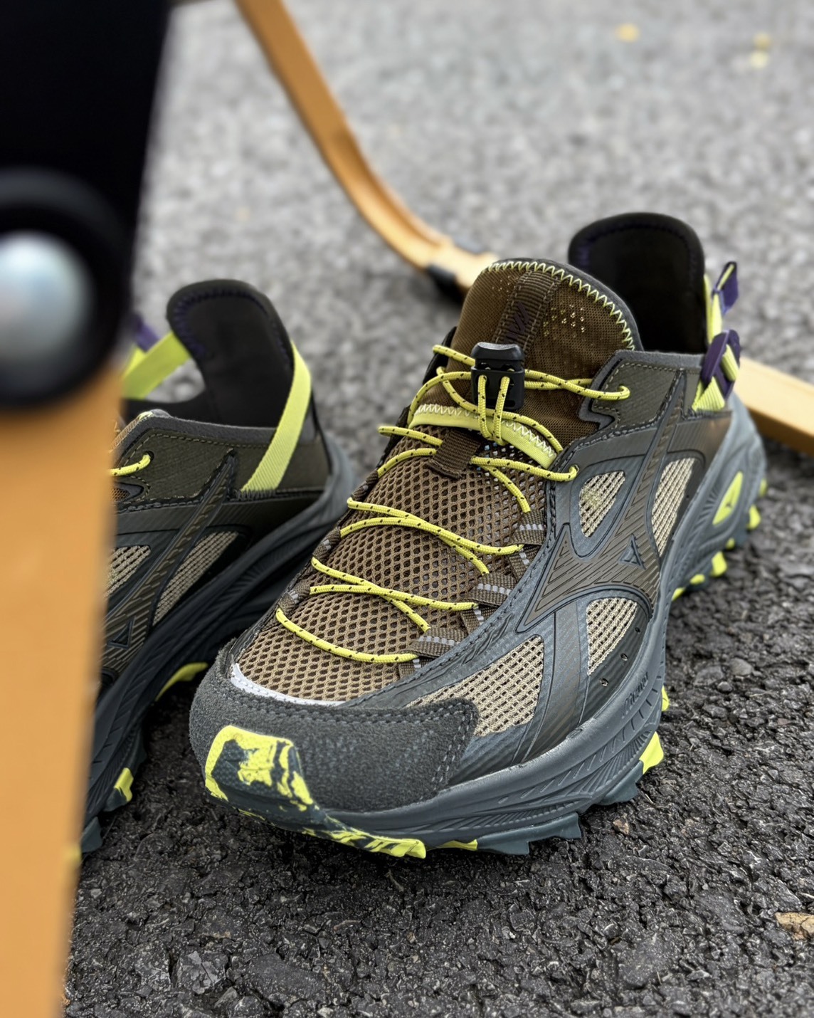 <全網最低>Mizuno Racer Trail SE 戶外越野 機能 溯溪鞋 透氣 涼鞋 機能鞋 橄欖色