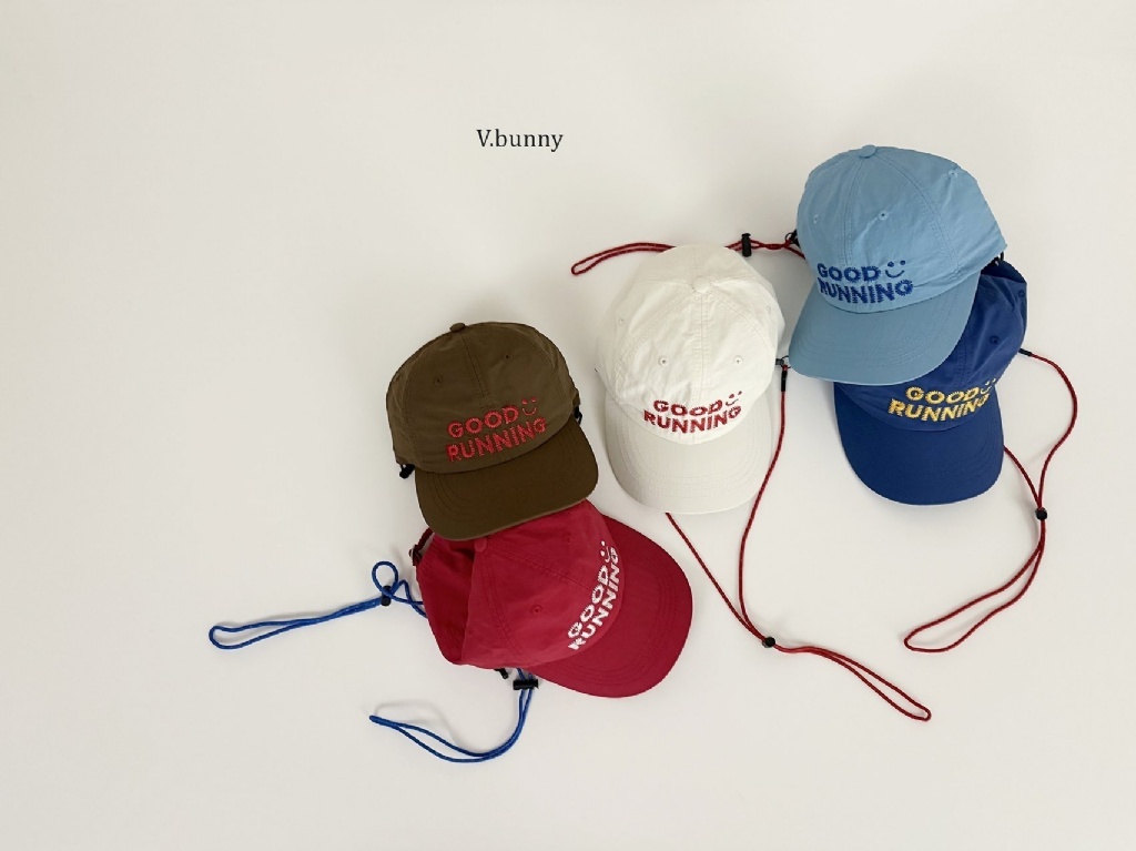正韓夏 Vbunny 五色GOOD RUNNING棒球帽