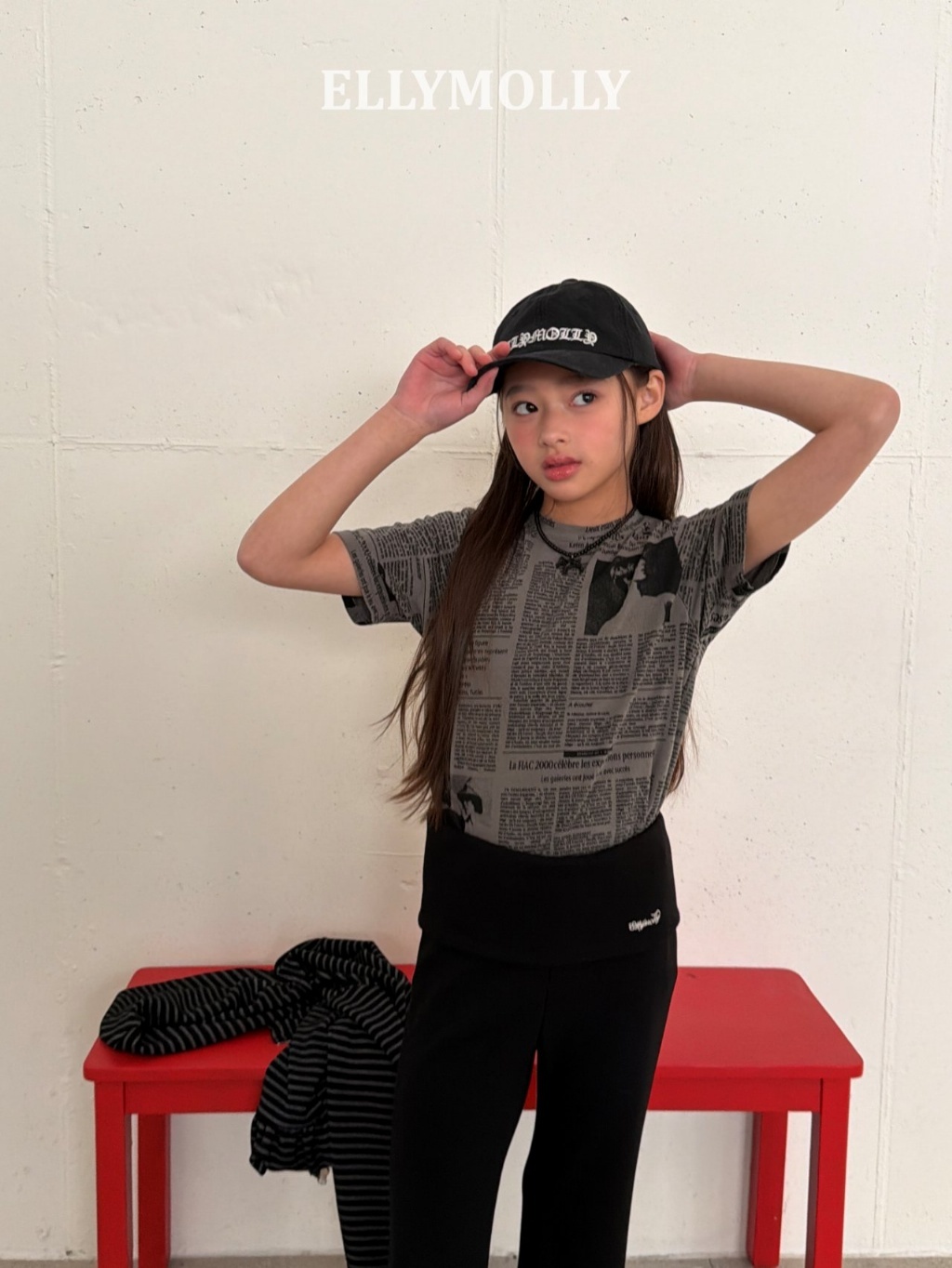 正韓夏EllyMolly  2色雜誌感上衣