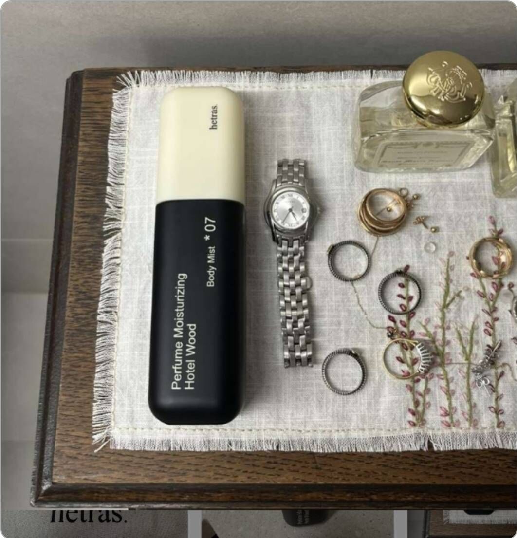 韓國GD愛牌HETRAS雙倍香氛身體噴霧(120ml)木質琥珀調