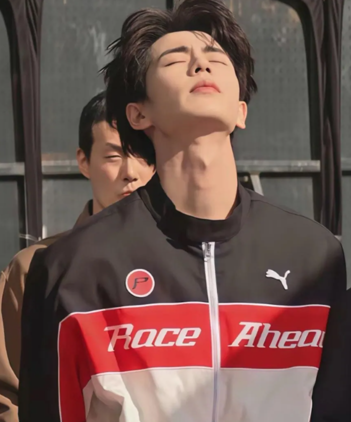 PUMA MOTO 張凌赫同款 賽車風 立領 夾克 外套 黑紅  638606-02