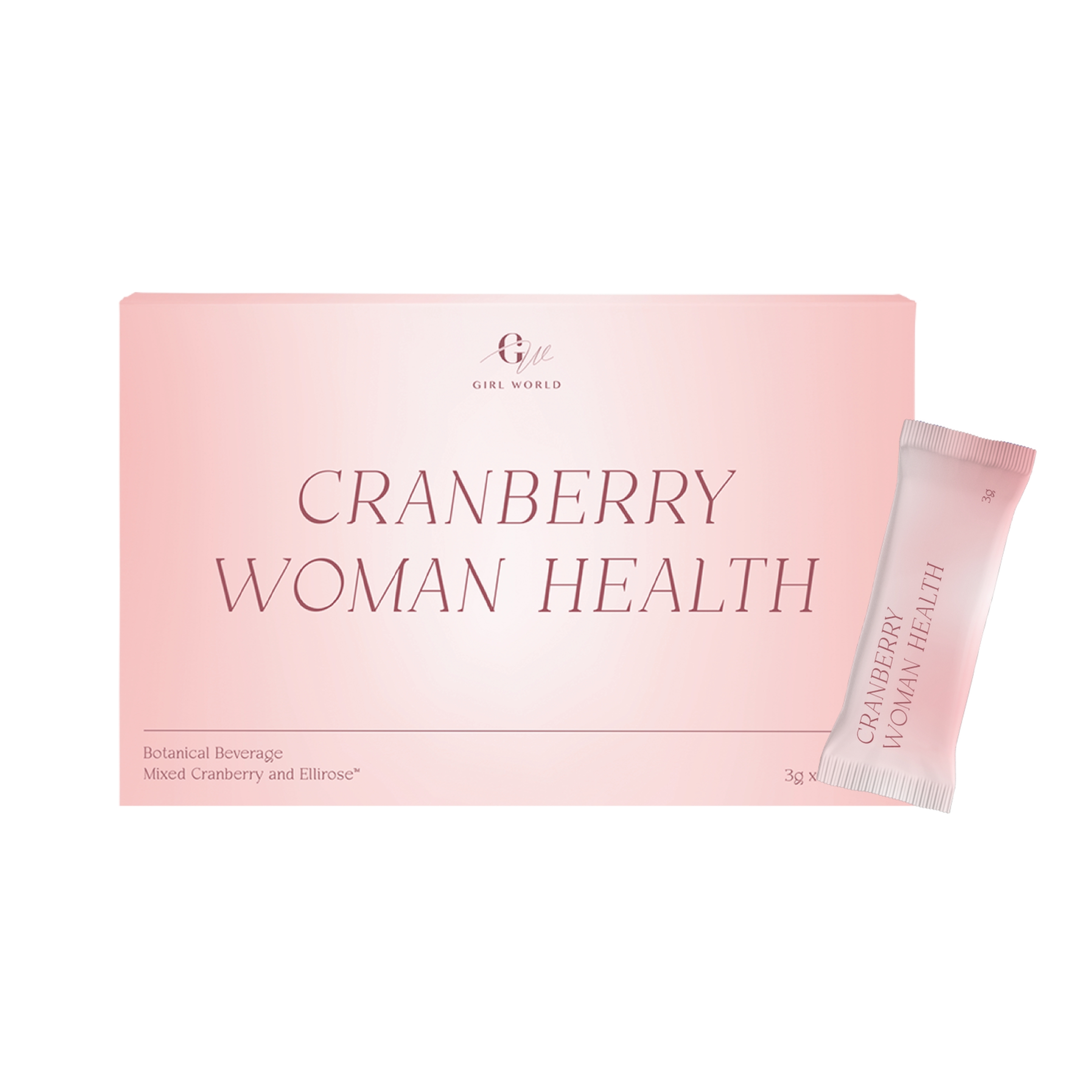 Girl World Cranberry Woman Health 專利女性調理粉 (3g x 15包) (EXP:2027.10)