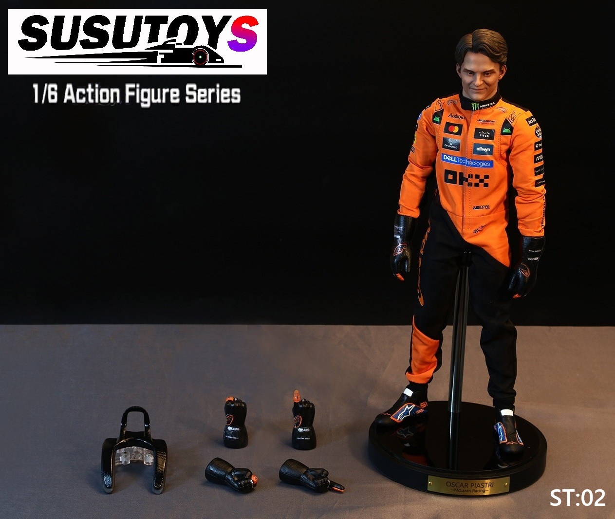 (預訂) SUSUTOYS ST02 1/6 方程式賽車手可動人偶
