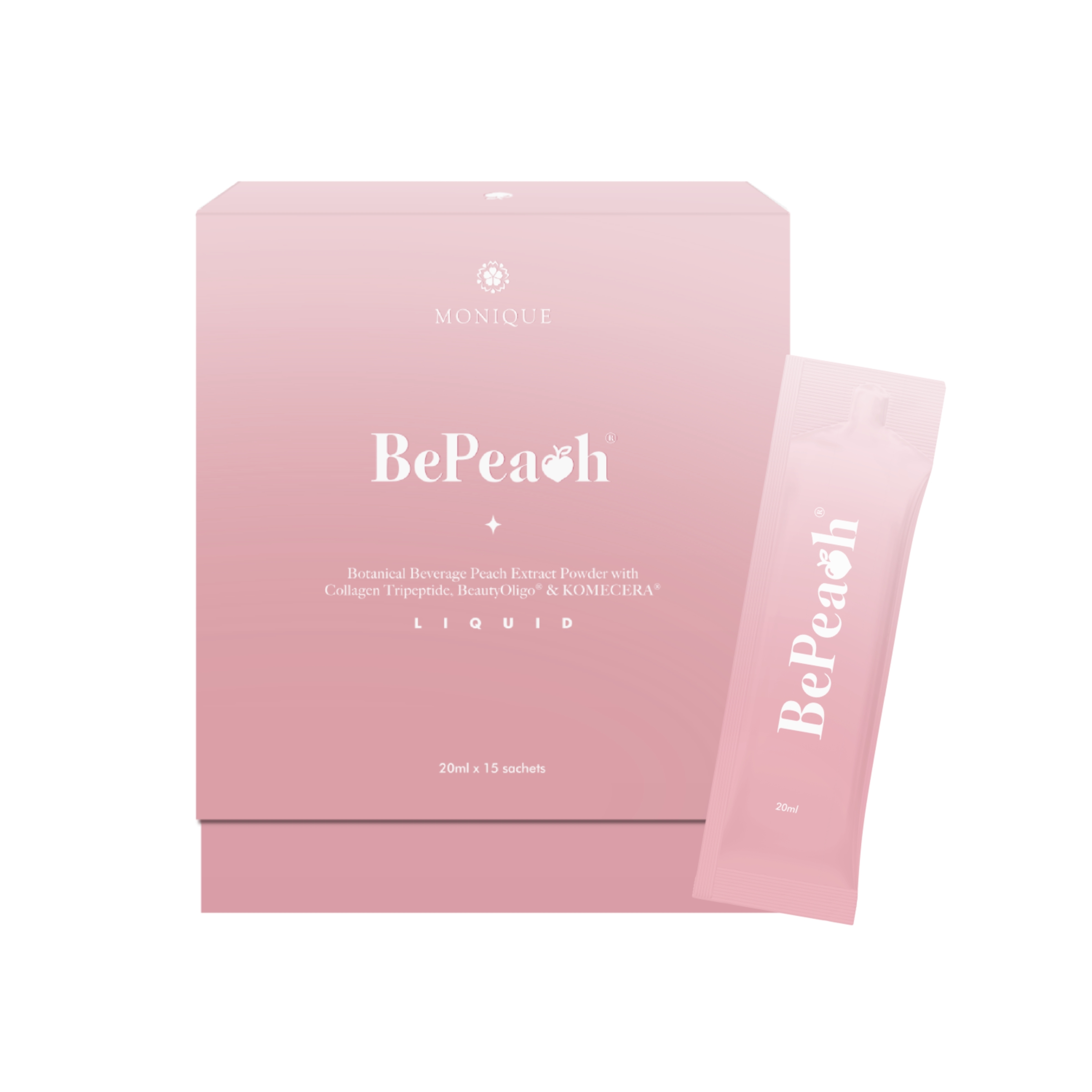 BePeach 2.0 水蜜桃膠原三肽美肌飲 (20ml x 15包) (EXP:2027.08)