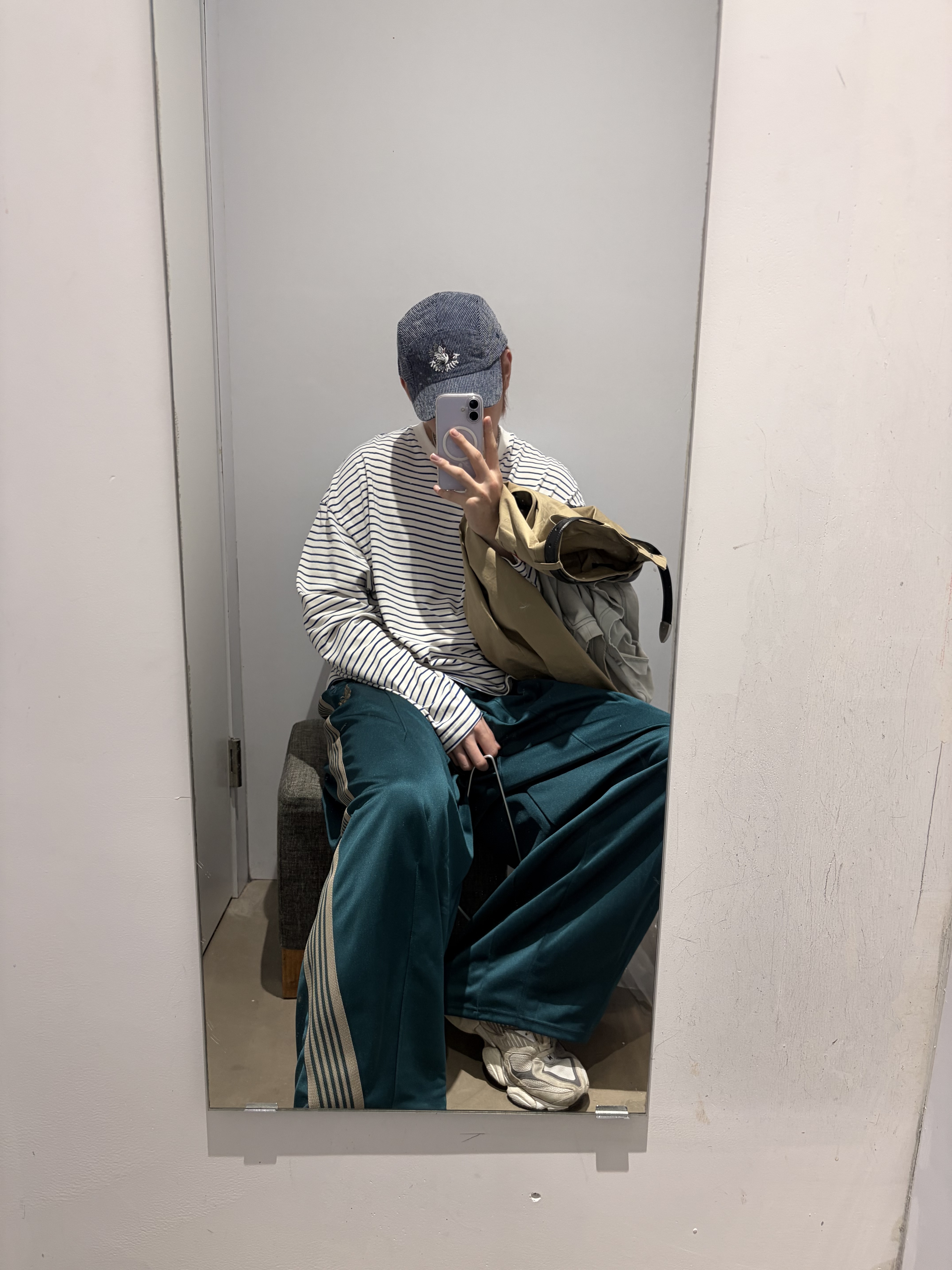 Needles Logo H.D. pants