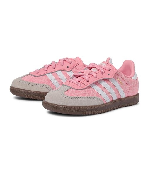 Adidas Originals Samba CF 日本限定 櫻花粉 粉色 魔鬼氈 小童 童鞋 JP9519