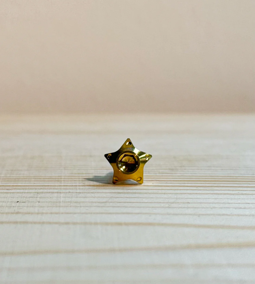 【OVER TI】 M5鈦合金鐵板牙車殼螺絲