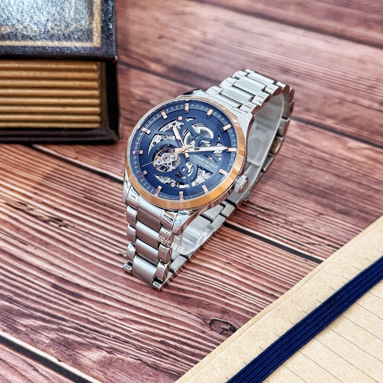 【KENNETH COLE】透視鏤空機械腕錶KCWGY0046402 42mm 現代鐘錶