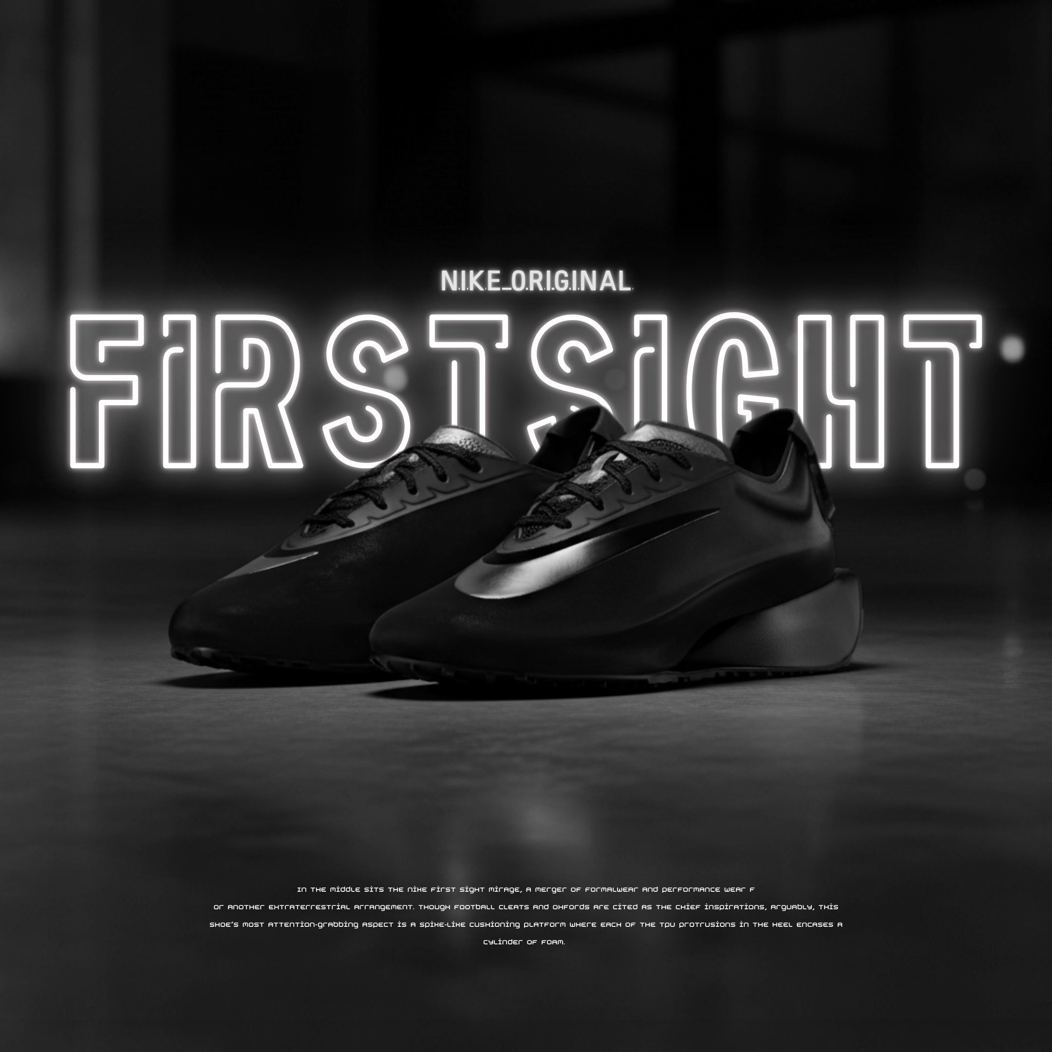 NICEDAY 代購 Nike First Sight Noir Black  黑魂 跑步鞋 女款 男女尺寸 HQ2409-001