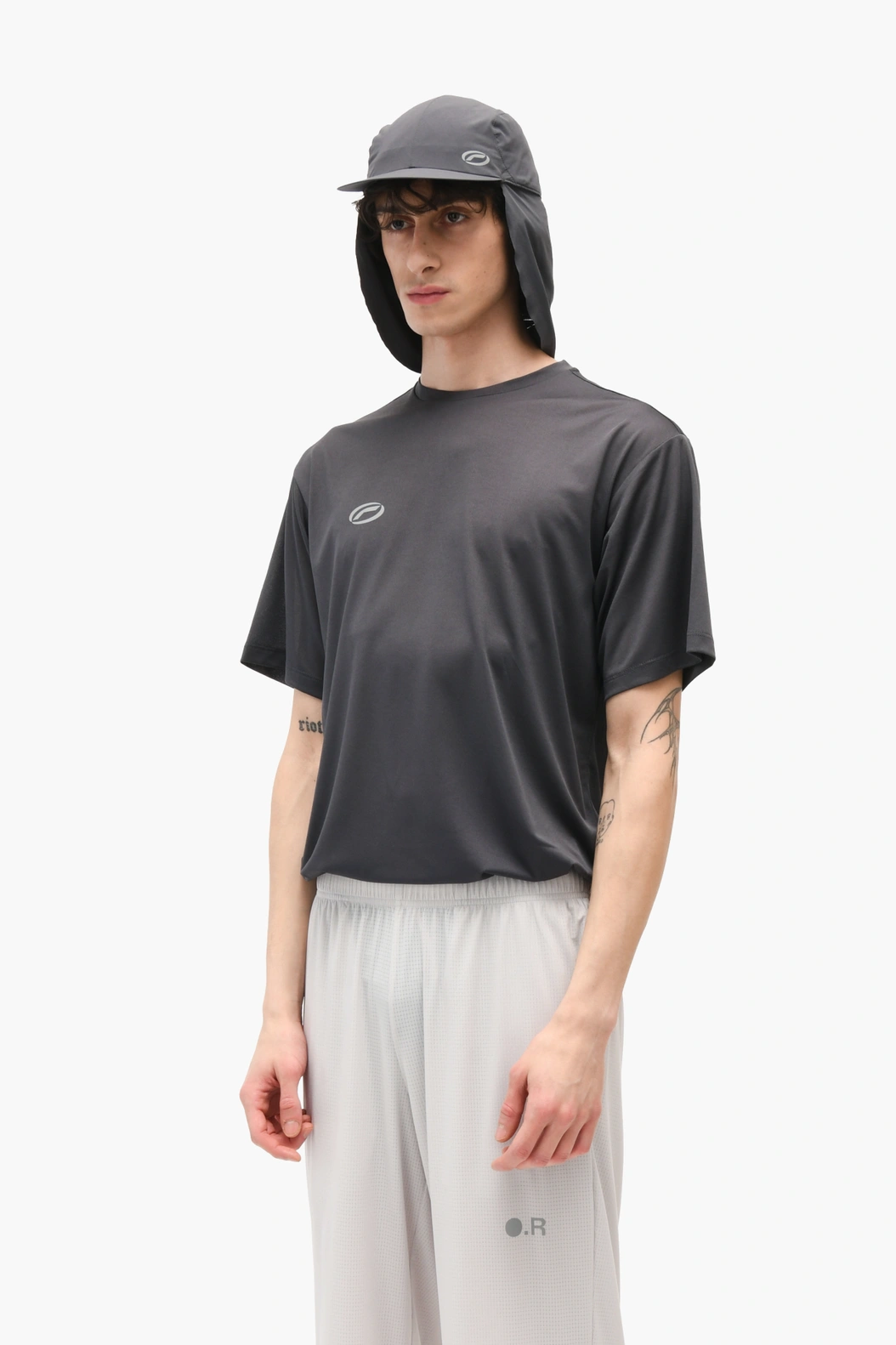 Optimistic Runners｜Sun Flap Cap "Blueberry"