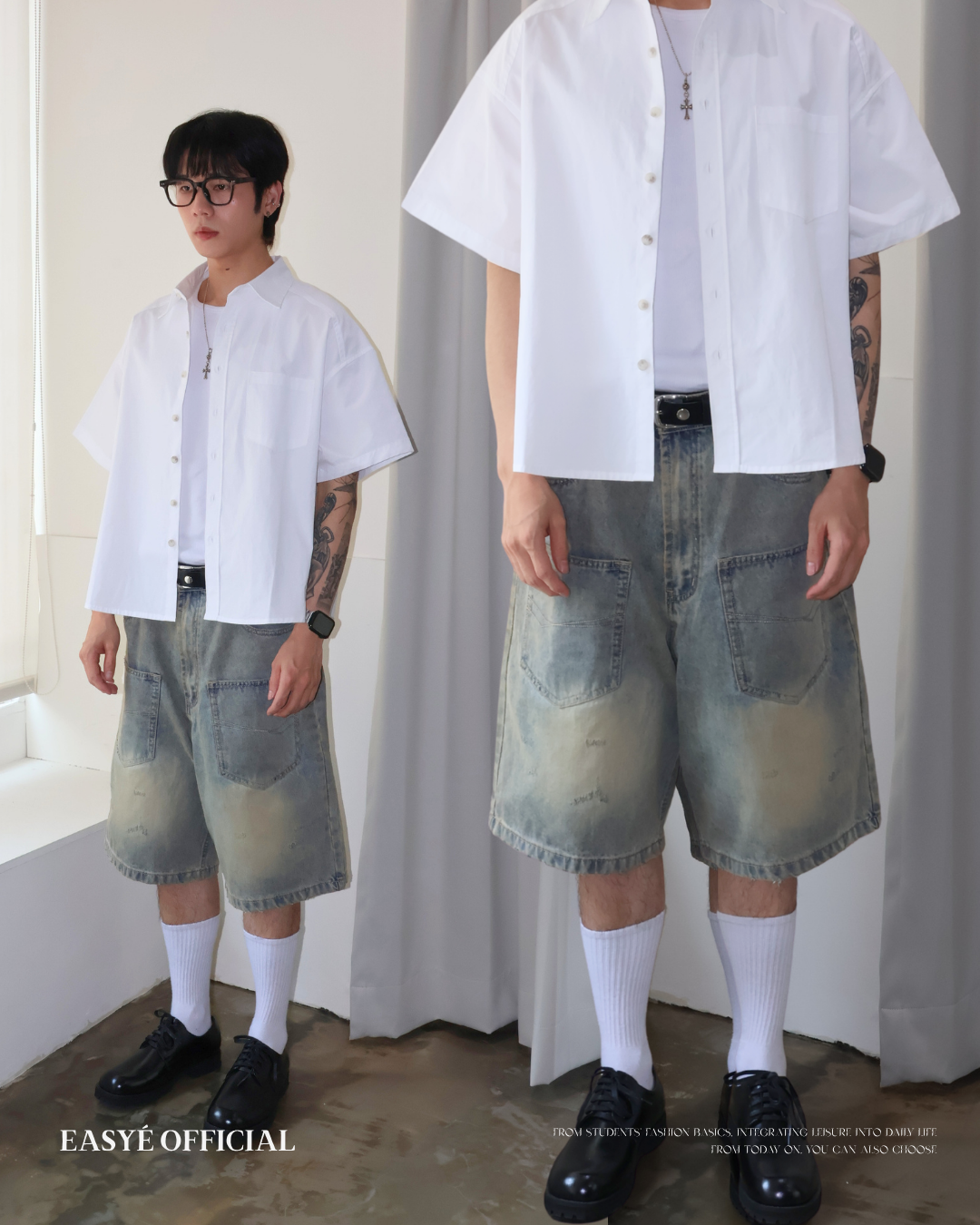 EG廢土雙前口袋短褲