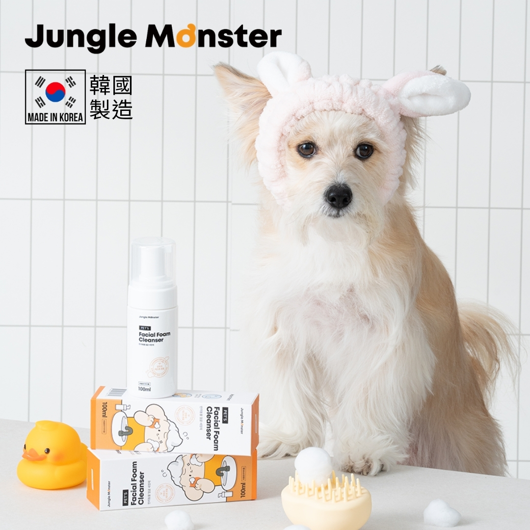 寵物保濕潔面泡沫 100毫升