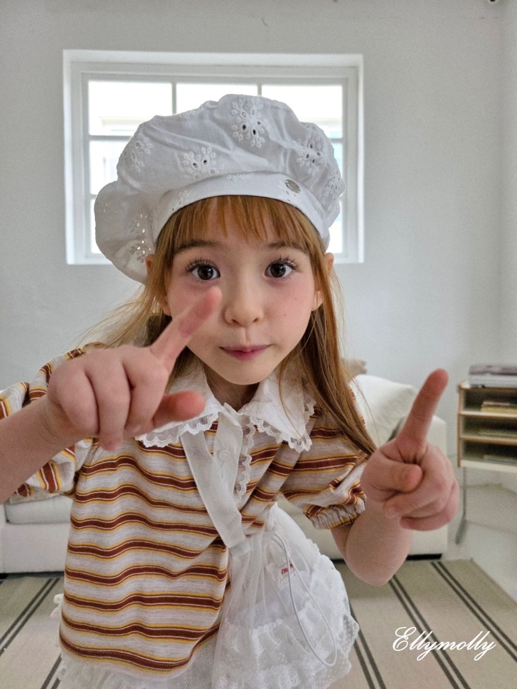 正韓夏ellymolly 完美搭配畫家帽