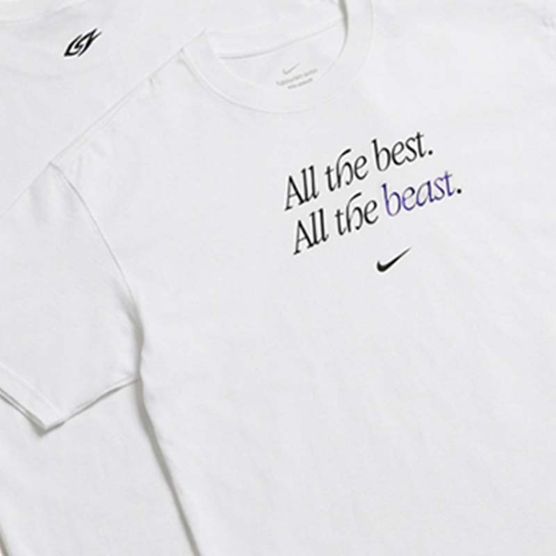 NIKE ALL THE BEST TEE 林志傑退役TEE 休閒 短袖 白色 JF1942-100 [台灣現貨]