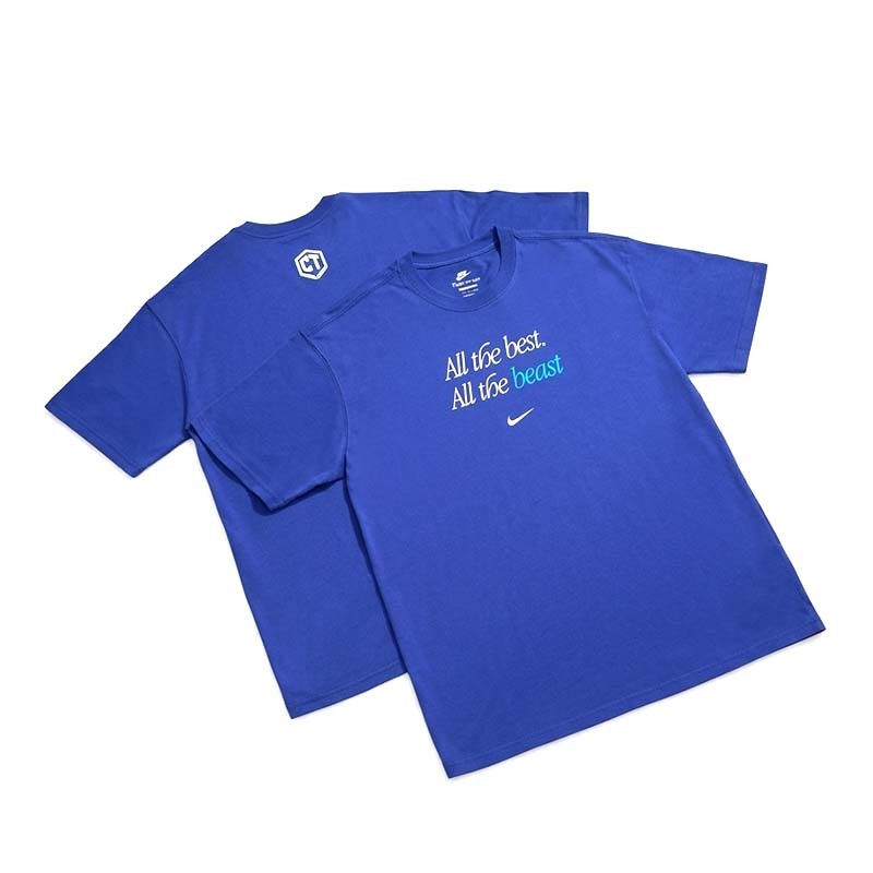 NIKE ALL THE BEST TEE 林志傑退役TEE 休閒 短袖 藍色 JF1942-474 [台灣現貨]