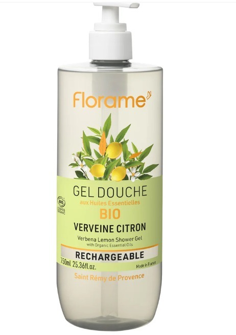 FLORAME Verbena Lemon Shower Gel 有機馬鞭草檸檬香氛沐浴露 [750ml]