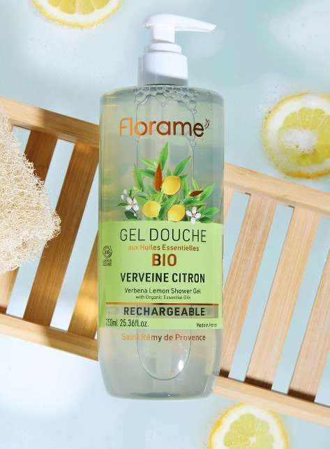 FLORAME Verbena Lemon Shower Gel 有機馬鞭草檸檬香氛沐浴露 [750ml]