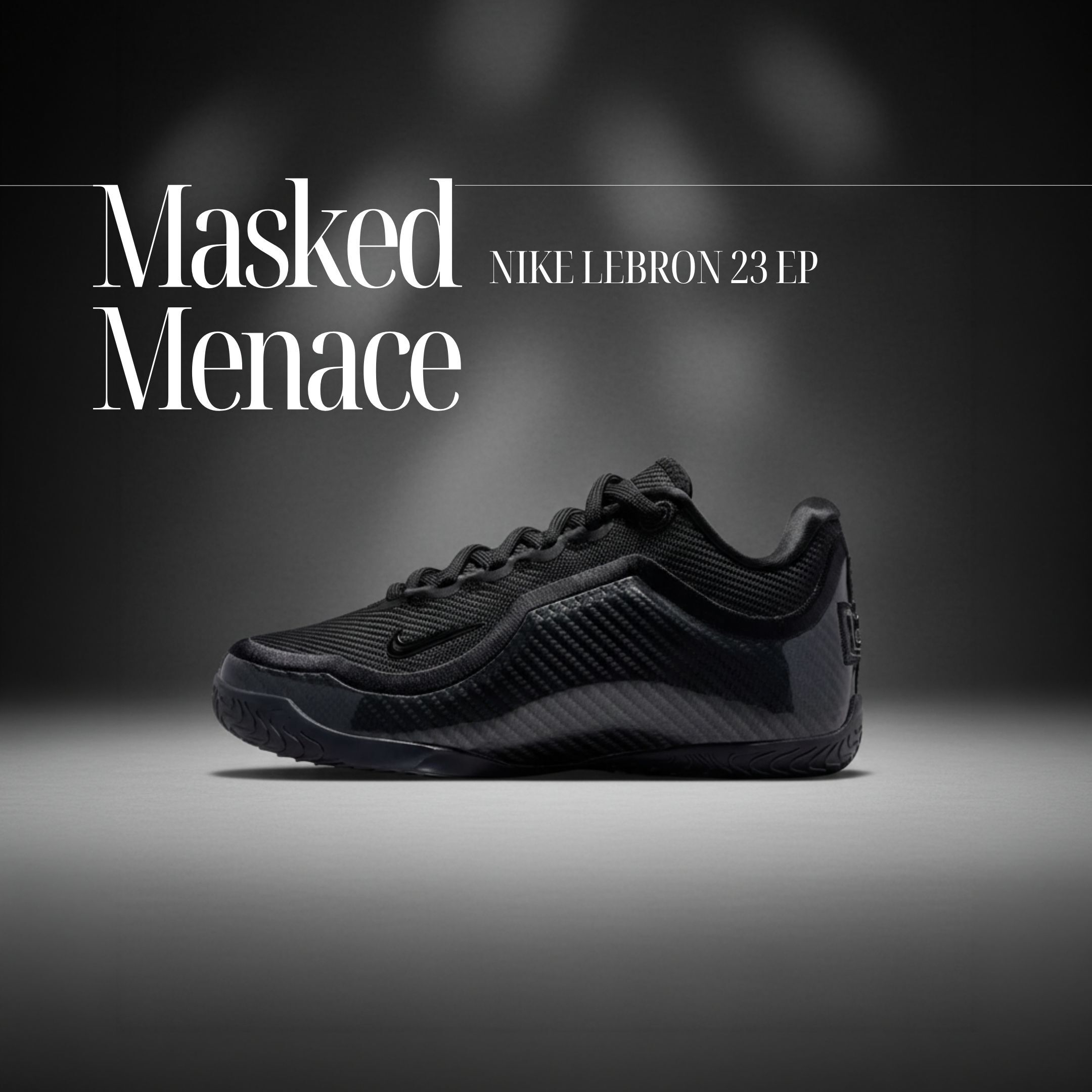 NICEDAY 代購 NIKE LEBRON 23  Masked Menace 黑魂  緩震 實戰 運動 籃球鞋 IH1514-004