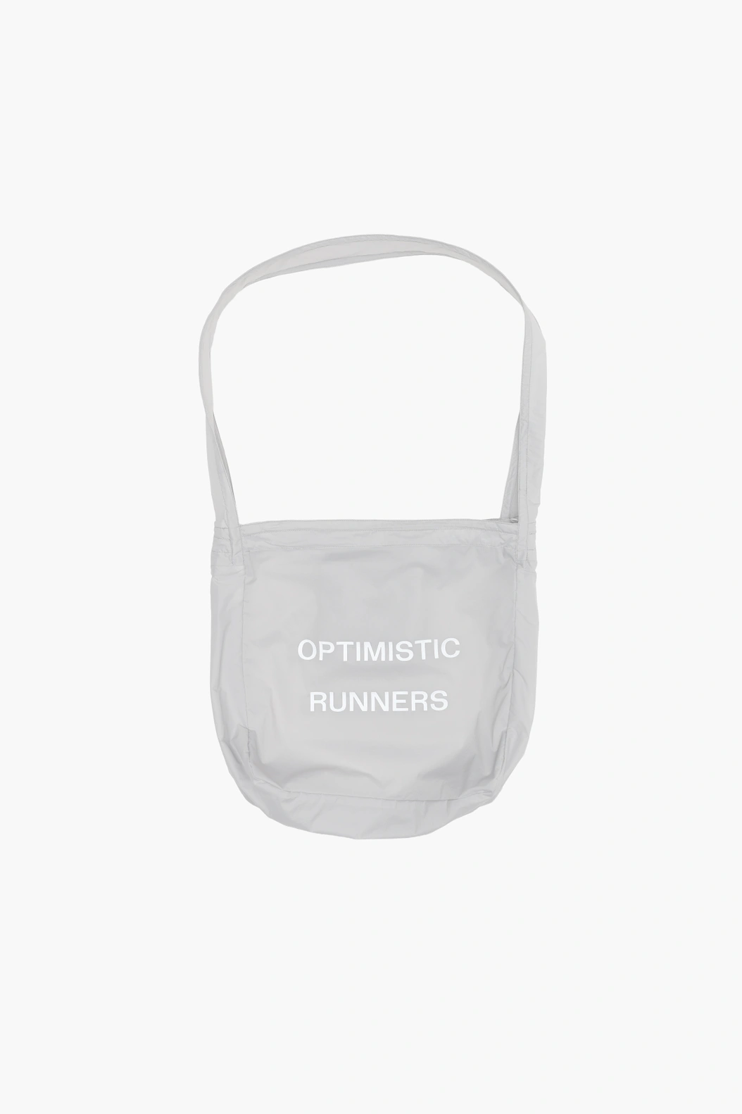 Optimistic Runners｜Cross Body Bag "Cool-Grey"